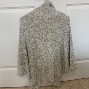 Knit poncho